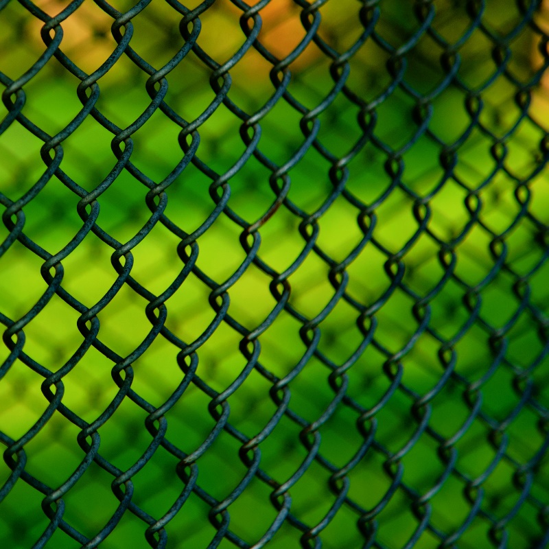 PVC Coated Chain Link Fencing - Cedar Valley