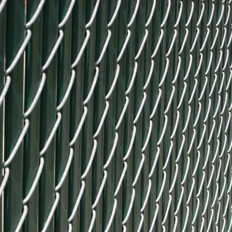Slatted Chain Link Fencing - Cedar Valley
