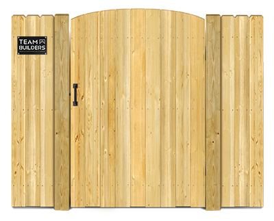 Convex top style gate  - Wood Gate