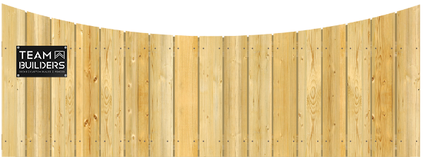 Concave Top Cut - Wood Fence Option