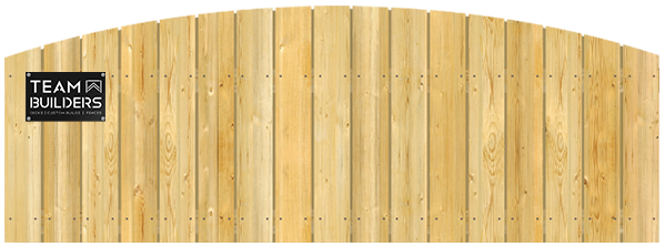 Convex Top Cut - Wood Fence Option