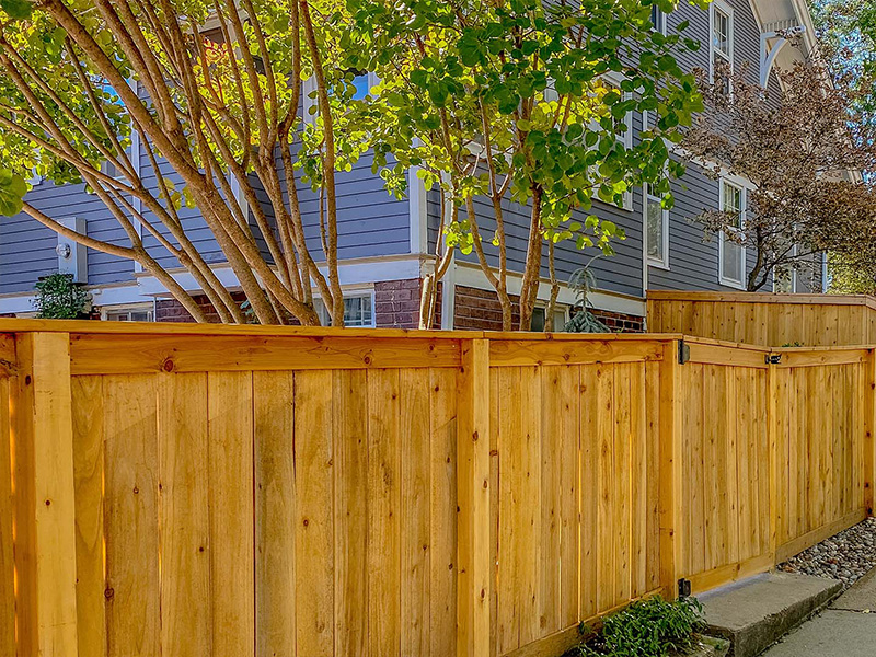 Wood Decorative Fencing in Cedar Valley