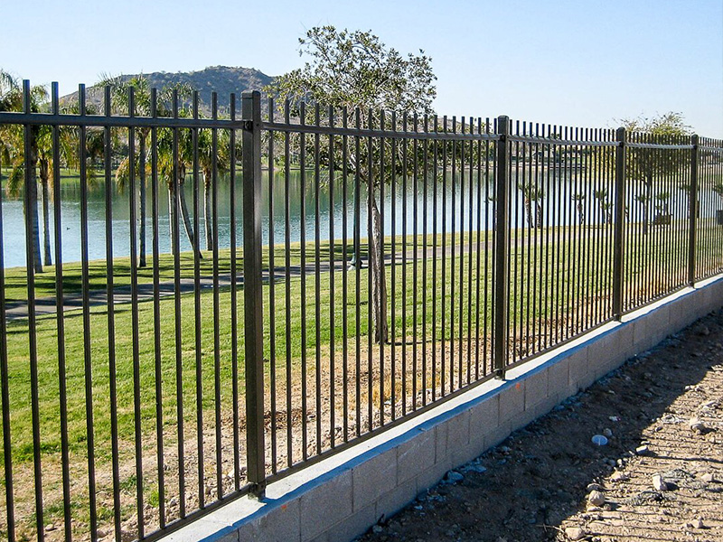 Ornamental Steel fence options in the janesville-iowa area.
