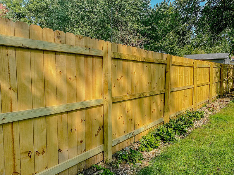 Wood fence options in the Janesville Iowa area.